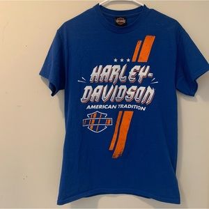 Blue Harley-Davidson American Tradition t-shirt - Baltimore, Maryland